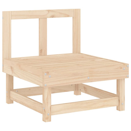 Set Salotto da Giardino 5 pz in Legno Massello di Pino