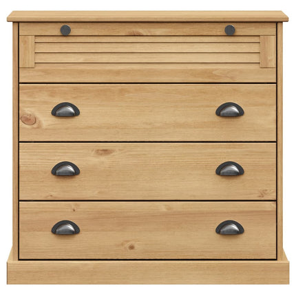 Cassettiera VIGO 80x40x76 cm in Legno Massello di Pino