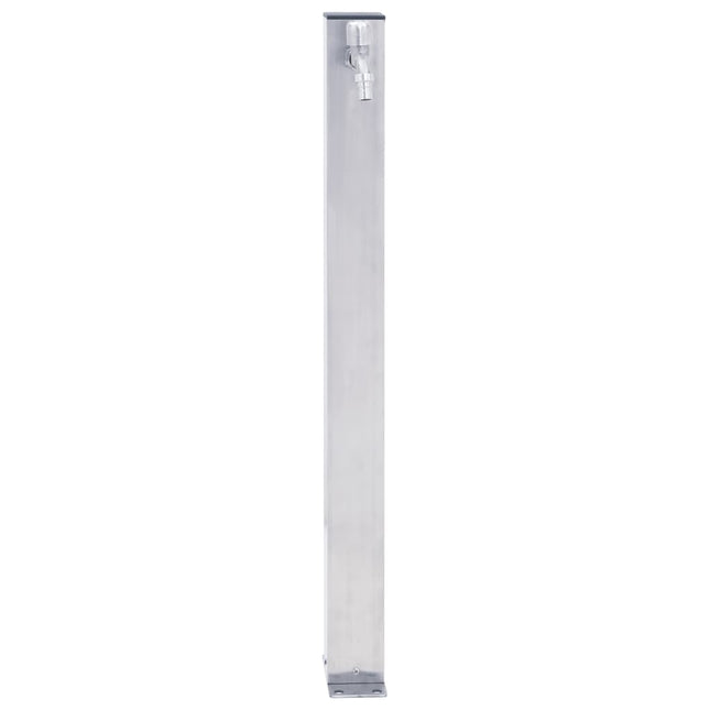Colonna d'Acqua da Giardino 100 cm Acciaio Inox Quadrato