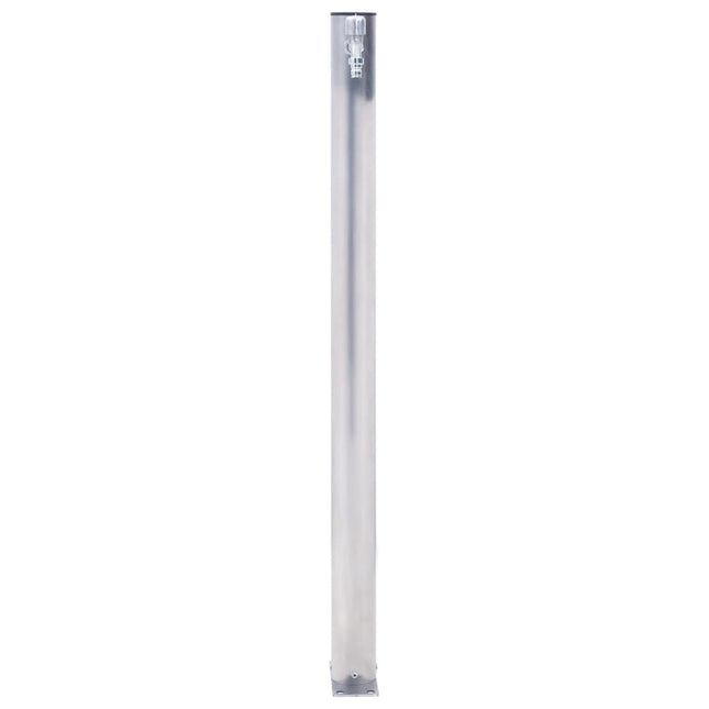 Colonna d'Acqua da Giardino 80 cm Acciaio Inox Rotonda