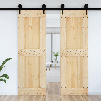 Porta NARVIK 70x210 cm in Legno Massello di Pino