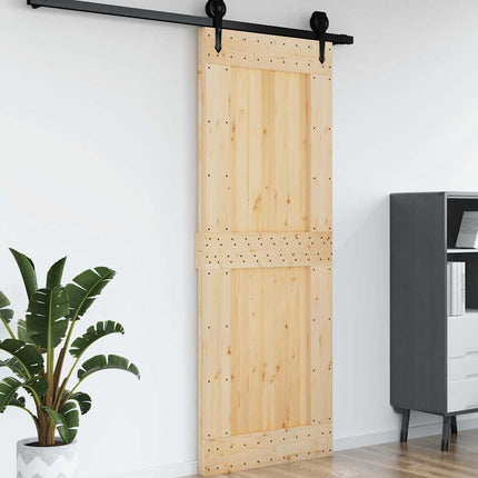 Porta NARVIK 85x210 cm in Legno Massello di Pino
