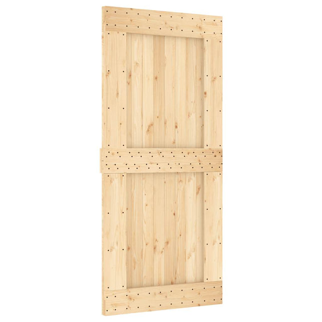 Porta NARVIK 95x210 cm in Legno Massello di Pino