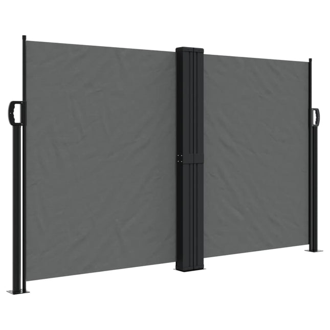 Tenda da Sole Laterale Retrattile Antracite 140x1000 cm