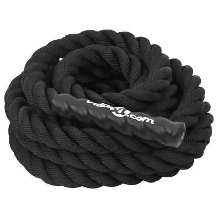 Corda da Allenamento Nera 9 m 6,8 kg in Poliestere