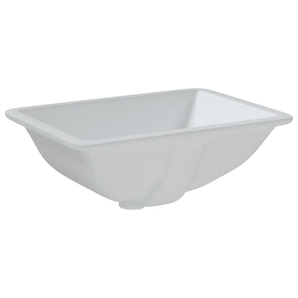 Lavandino da Bagno Bianco 47,5x35x19,5 cm Rettangolare Ceramica