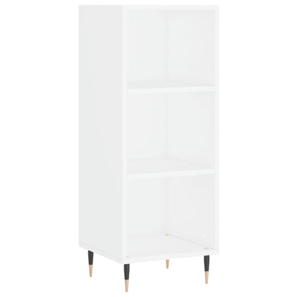 Credenza Bianca 34,5x32,5x90 cm in Legno Multistrato