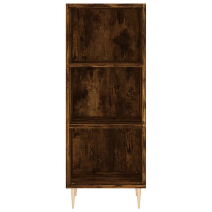 Credenza Rovere Fumo 34,5x32,5x90 cm in Legno Multistrato