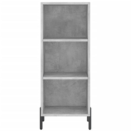 Credenza Grigio Cemento 34,5x32,5x90 cm in Legno Multistrato