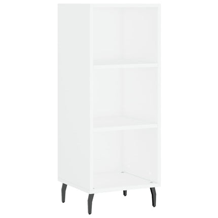 Credenza Bianca 34,5x32,5x90 cm in Legno Multistrato