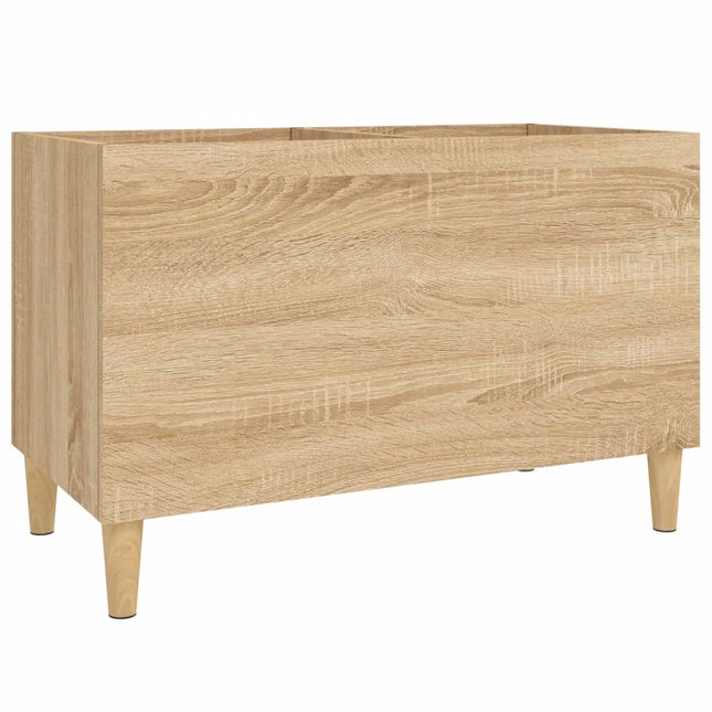 Mobile Porta Dischi Rovere Sonoma 74,5x38x48 Legno Multistrato