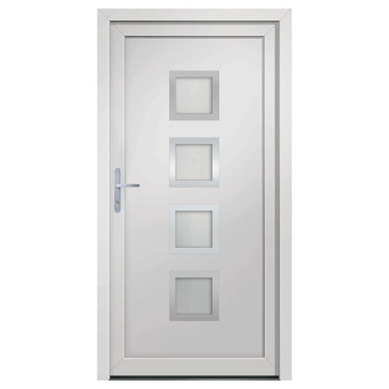 Porta Ingresso Bianca 88x200 cm in PVC
