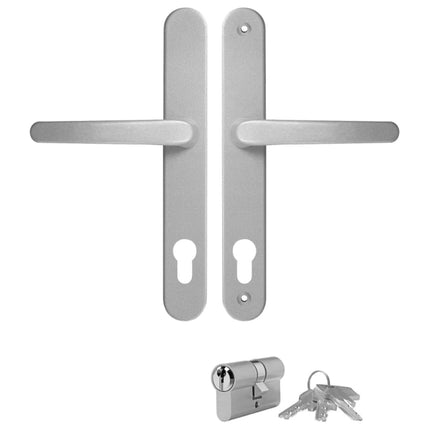 Porta Ingresso Antracite 108x208 cm in PVC