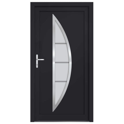 Porta Ingresso Antracite 108x208 cm in PVC