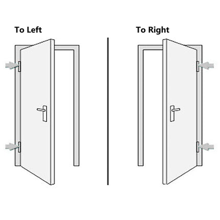 Porta Ingresso Bianca 88x190 cm in PVC