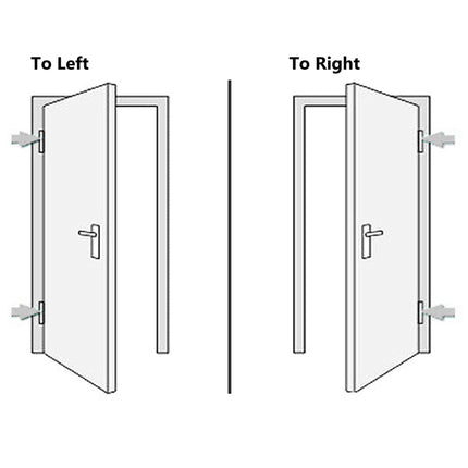 Porta Ingresso Antracite 108x200 cm in PVC