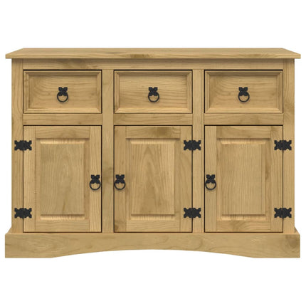 Credenza Corona 115x43x79,5 cm Legno Massello di Pino Messicano
