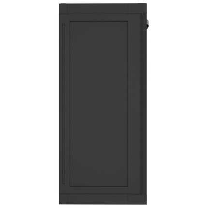 Armadio da Esterno Nero 65x37x85 cm in PP