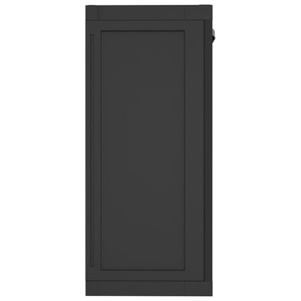Armadio da Esterno Nero 97x37x85 cm in PP