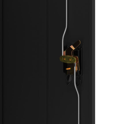 Armadio Classificatore Nero 90x40x105 cm in Acciaio