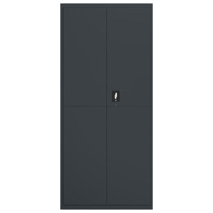 Armadio Classificatore Antracite 90x40x200 cm in Acciaio