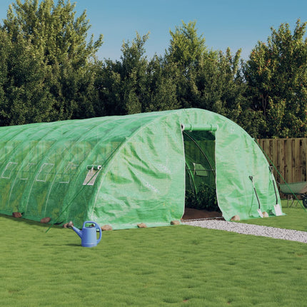 Serra con Telaio in Acciaio Verde 100 mÃƒâ€šÃ‚Â² 20x5x2,3 m