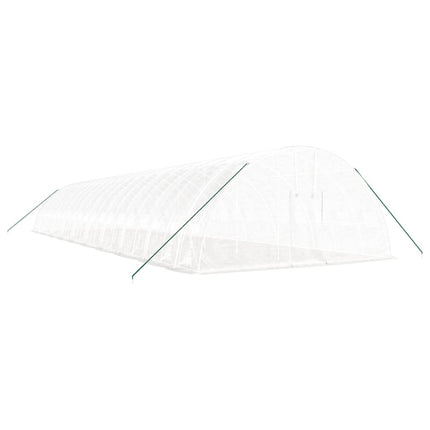 Serra con Telaio in Acciaio Bianco 120 mÂ² 20x6x2,85 m