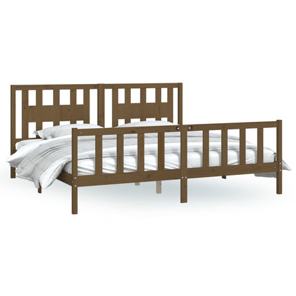 Giroletto senza Materasso Ambra in Legno di Pino 200x200 cm