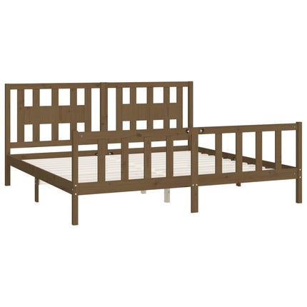 Giroletto senza Materasso Ambra in Legno di Pino 200x200 cm