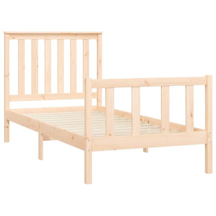 Giroletto senza Materasso 100x200 cm in Legno Massello di Pino