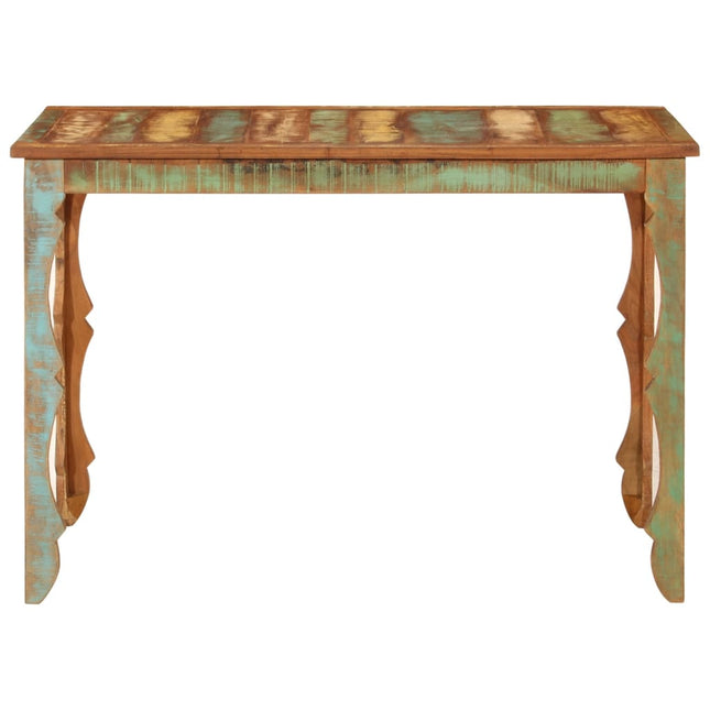 Tavolo da Pranzo 110x52x76 cm in Legno Massello di Recupero