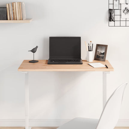 Piano Tavolo 80x40x1,5cm Rettangolare Legno Massello Faggio