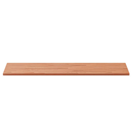 Piano Tavolo 100x50x1,5cm Rettangolare Legno Massello Faggio