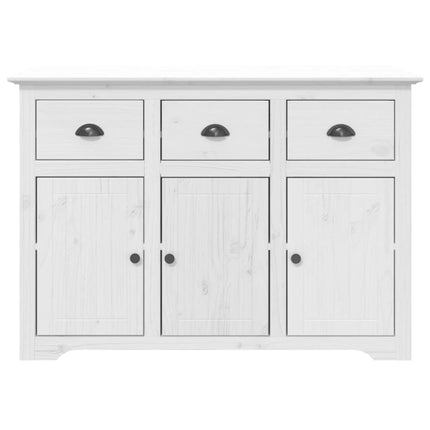 Credenza BODO 115,5x44x80 cm in Legno Massello di Pino Bianco
