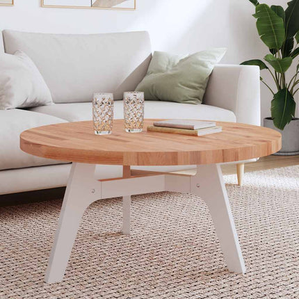 Piano per Tavolo ÃƒËœ90x4 cm Rotondo in Legno Massello di Faggio