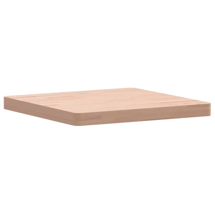 Piano per Tavolo 50x50x4 cm Quadrato Legno Massello di Faggio