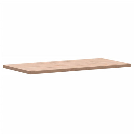 Piano Bagno 100x50x2,5 cm in Legno Massello di Faggio