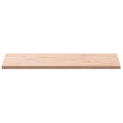 Piano Bagno 100x50x2,5 cm in Legno Massello di Faggio