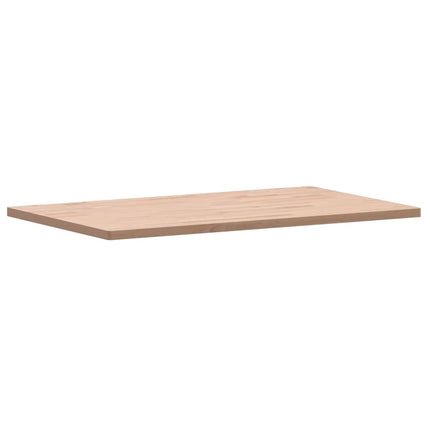 Piano Bagno 100x60x2,5 cm in Legno Massello di Faggio