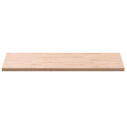 Piano Bagno 100x60x2,5 cm in Legno Massello di Faggio