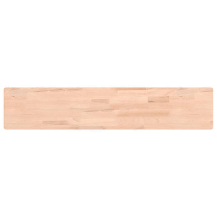 Mensola a Parete 100x20x4 cm in Legno Massello di Faggio