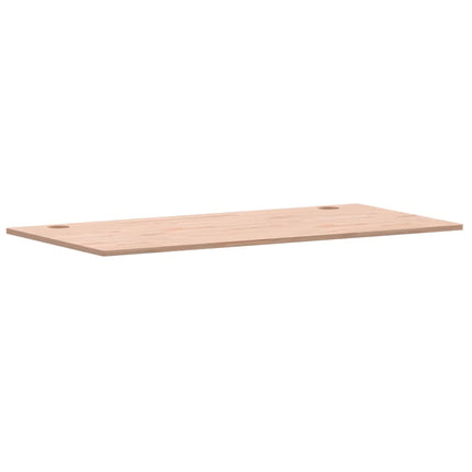 Piano per Scrivania 110x55x1,5 cm in Legno Massello di Faggio