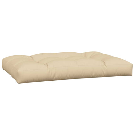 Cuscini per Pallet 7 pz Beige in Tessuto