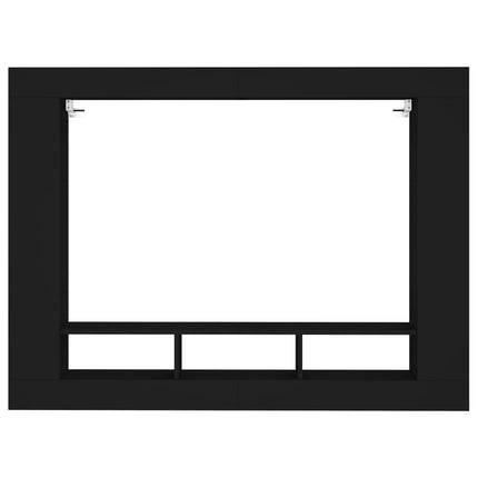 Mobile Porta TV Nero 152x22x113 cm in Legno Multistrato
