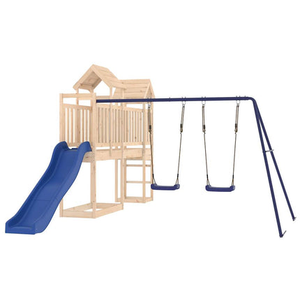 Set da Gioco da Esterno in Legno di Pino Impregnato