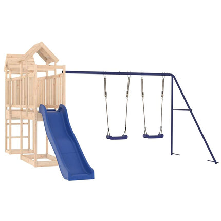 Set da Gioco da Esterno in Legno di Pino Impregnato
