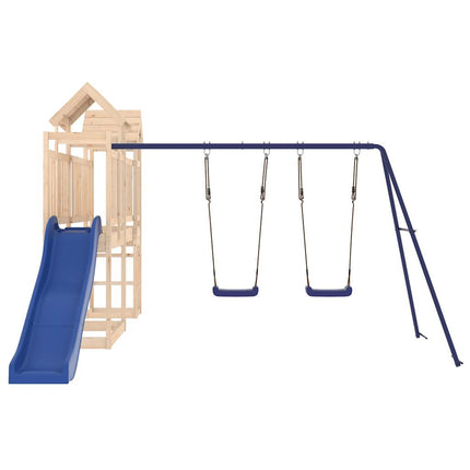Set da Gioco da Esterno in Legno di Pino Impregnato