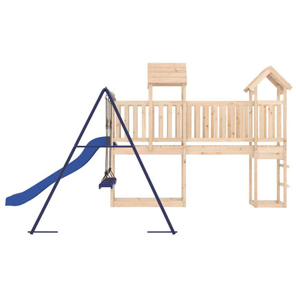 Set da Gioco da Esterno in Legno di Pino Impregnato