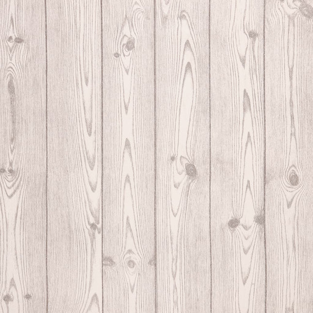 Carta da Parati 3D Motivo Legno Grigio 10x0,53 m Non Tessuto
