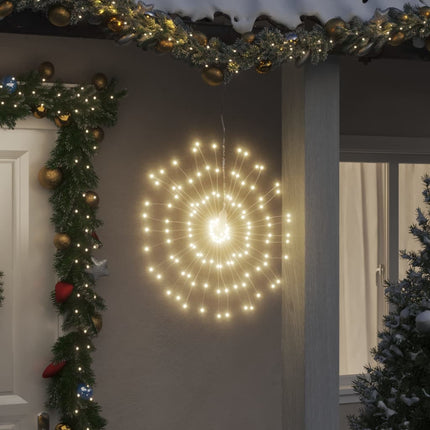 Illuminazioni di Natale Galassia 140 LED 2pz Bianco Caldo 17 cm